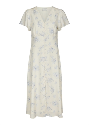 Eleni delicate flower kjole Creme Neo Noir 